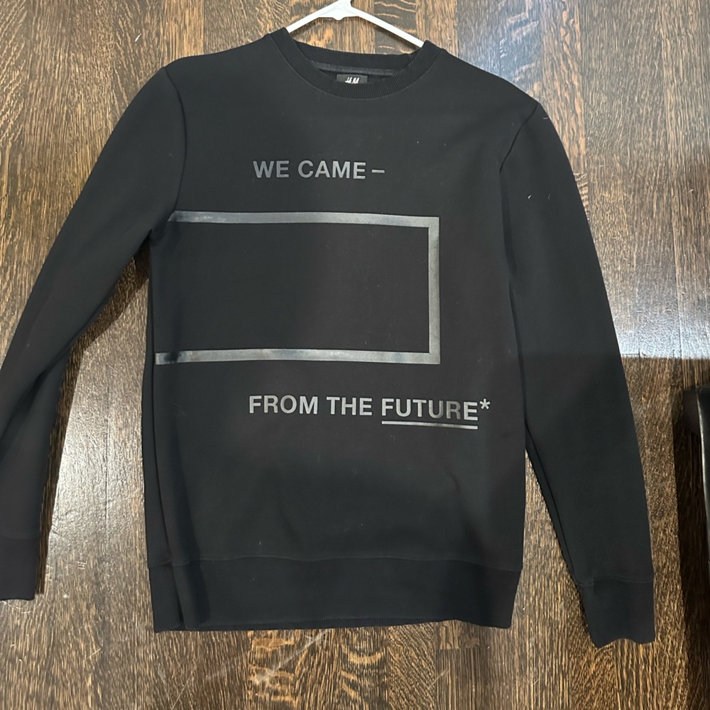 Black crew neck
